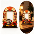thumbnail image 1 of Dia De Los Muertos Altar Wooden Picture Frames Day of The Dead Decor Dia De Los Muertos Altar Ofrenda Decorations, Sugar Skull Mexican Photo Frame with Stand for Tabletop Style B, 1 of 6