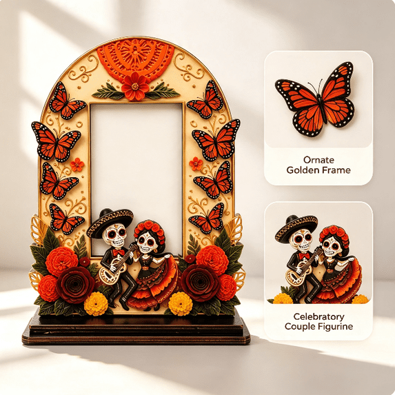Dia De Los Muertos Altar Wooden Picture Frames Day of The Dead Decor ...