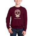 thumbnail image 1 of Dia De Los Muertos - Boy's Word Art Crewneck Sweatshirt, 1 of 3