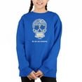 thumbnail image 1 of Dia De Los Muertos - Girl's Word Art Crewneck Sweatshirt, 1 of 3