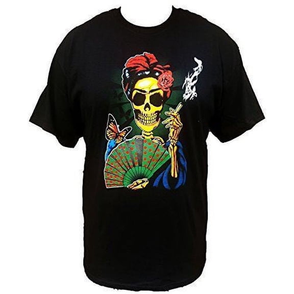 Dia De Los Muertos Mens Skelton T-Shirt