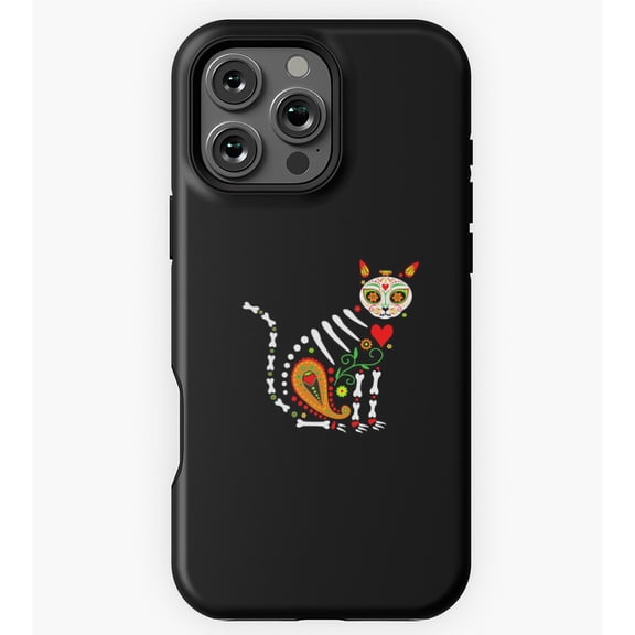 Dia De Los Muertos Sugar Skeleton GA3600 Phone Case for iPhone 11 to 17 Pro Max