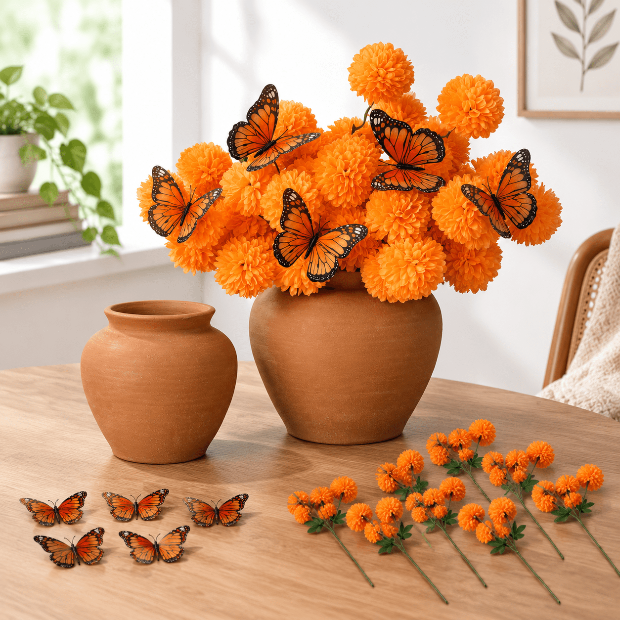 Dia De Los Muertos Table Decor Set Mariflowerserfly Vase - Walmart.com