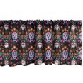 thumbnail image 1 of Ambesonne Dia De Los Muertos Valance Pack of 2, Skull, 54"X18", Multicolor, 1 of 4