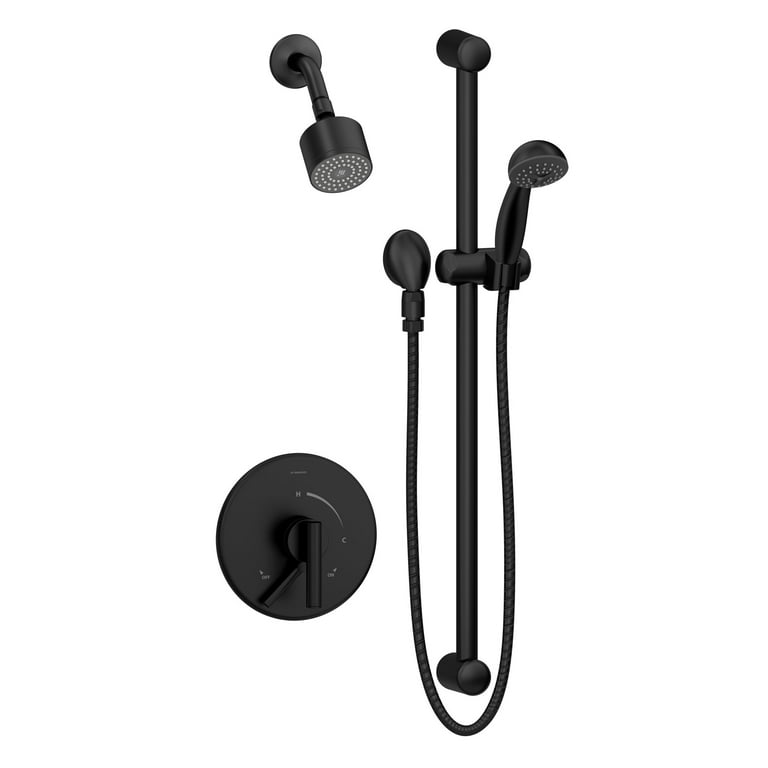 Duro Single-Handle 1-Spray Handheld Shower Head and Fixed Shower Head Combo in Polished Chrome (Valve Not Included) Duro Single-Handle 1-Spray Handheld Shower Head and Fixed Shower Head Combo in Polished Chrome (Valve Not Included)