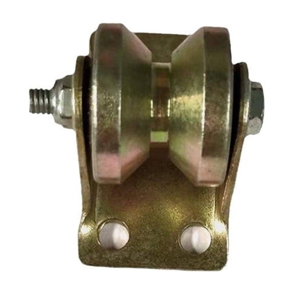 Dia V- Plate Caster Wheels with Bracket for Inverted Track, Thicken Casters for Gate Frame, Ideal for Sliding Door Industrial Machines, 4pcs