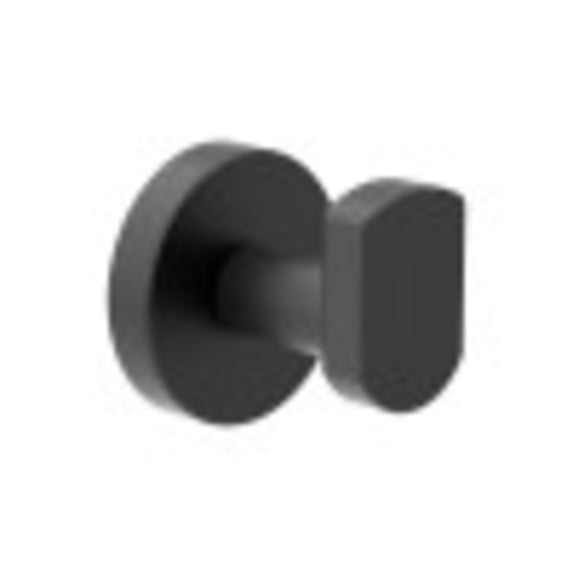 Dia Wall-Mounted Robe Hook in Matte Black