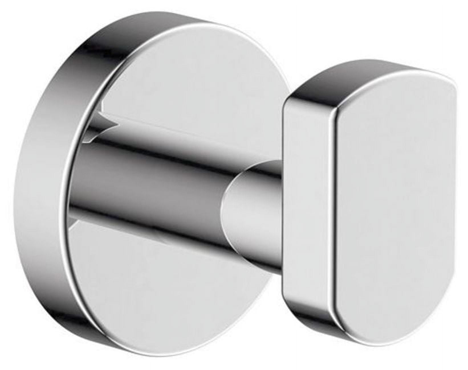 Polished Chrome Modern Metal Wall-Mounted Robe Hook