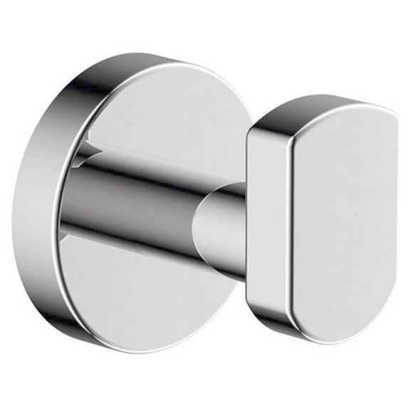 Dia Wall-Mounted Robe Hook in Polished Chrome