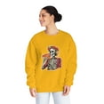 thumbnail image 1 of Dia de los Muertos Skeleton Enjoying Pizza - Unisex Sweatshirt, 1 of 4