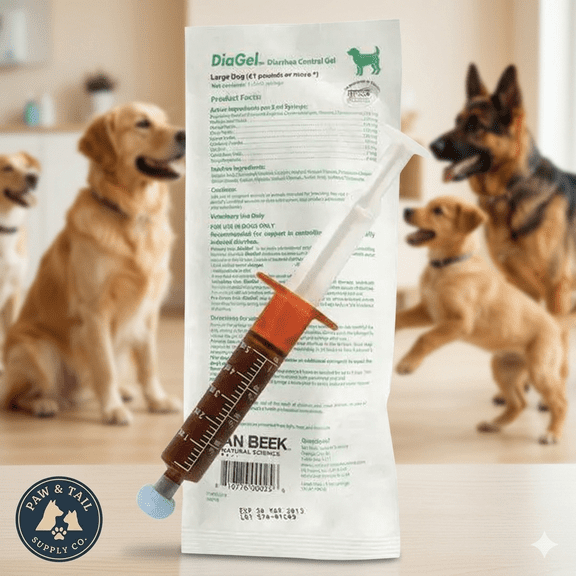 DiaGel Diarrhea Control Gel 5 ml Large Dogs Digestive Upset Loose Stool Relief