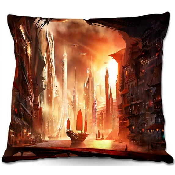 DiaNoche Designs Throw Pillows from Artist Alex Ruiz - Future Harbor Sailing