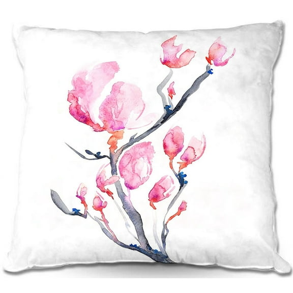 DiaNoche Designs Throw Pillows from Artist Brazen Design Studio - Japanese Magnolia