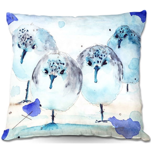 DiaNoche Designs Throw Pillows from Artist Dawn Derman - Meet the Sanderlings