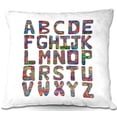 thumbnail image 1 of DiaNoche Designs Throw Pillows from Artist Dora Ficher - ABC Alphabet, 1 of 1