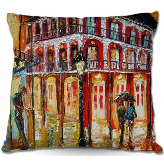 DiaNoche Designs Throw Pillows from Artist Karen Tarlton - New Orleans French Quarter