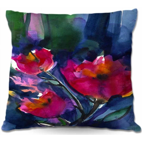 DiaNoche Designs Throw Pillows from Artist Kathy Stanion - Floral Dreams