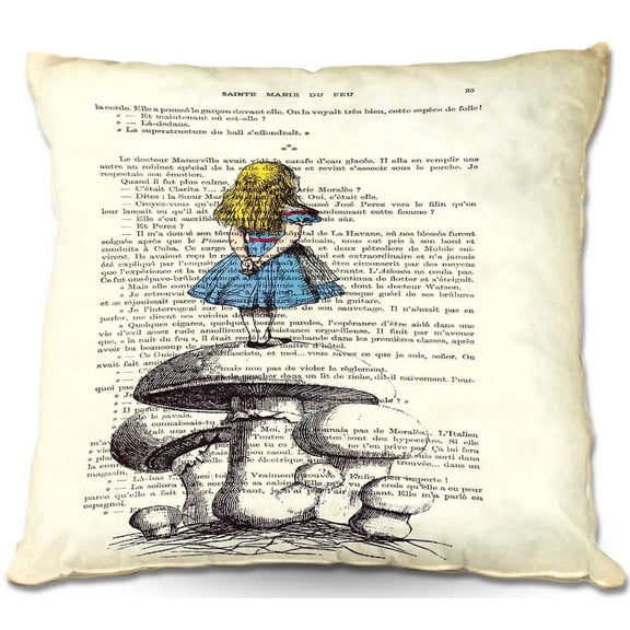 DiaNoche Designs Throw Pillows from Artist Madame Memento - Alice