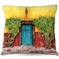 thumbnail image 1 of DiaNoche Designs Throw Pillows from Artist Marley Ungaro - Blue Door, 1 of 1