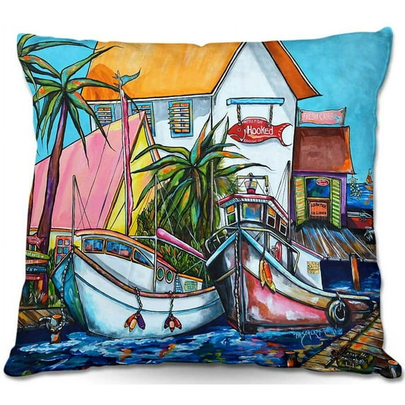 DiaNoche Designs Throw Pillows from Artist Patti Schermerhorn - Just a Little Beach Town