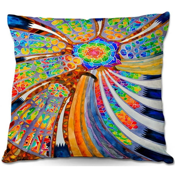 DiaNoche Designs Throw Pillows from Artist Rachel Brown - Sagrada Familia Barcelona Spain