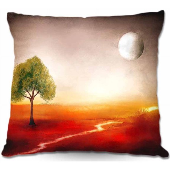DiaNoche Designs Throw Pillows from Artist Tara Viswanathan - Bliss Of Solitude