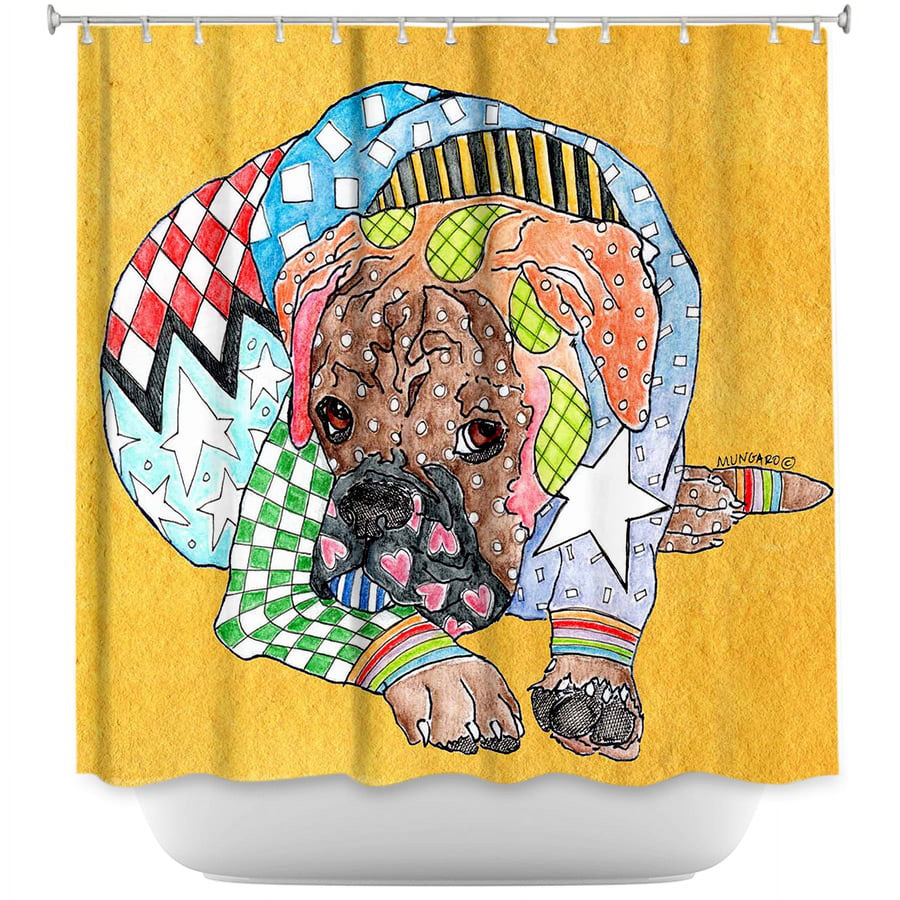 DiaNoche Designs Unique Bathroom Shower Curtains by Marley Ungaro