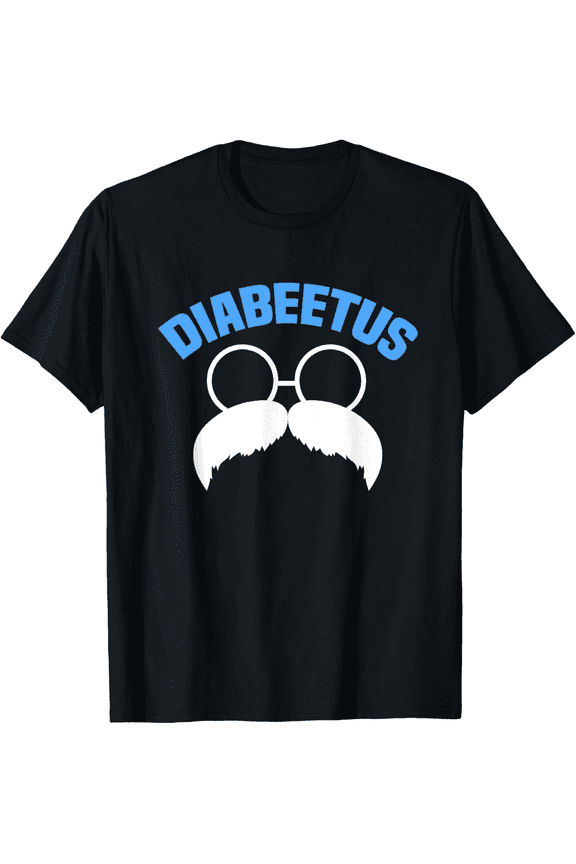 Diabeetus Funny Diabetes Awareness Diabetic Beard T-Shirt