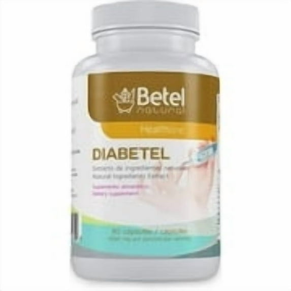 Diabetel Capsules by Betel Natural - Natural Support for Healthy Glucose Levels - 90 Capsules