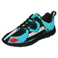 thumbnail image 1 of Diabetes Awareness Running Shoes Sneakers Mesh Black Size 9.5, 1 of 5