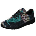 thumbnail image 1 of Diabetes Awareness Shoes Sneakers for Women Men Black Size 5, 1 of 7
