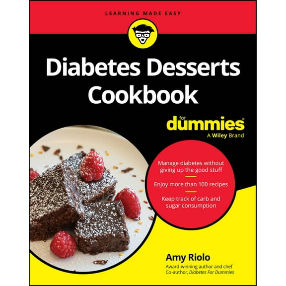 Diabetes Desserts Cookbook for Dummies, (Paperback)