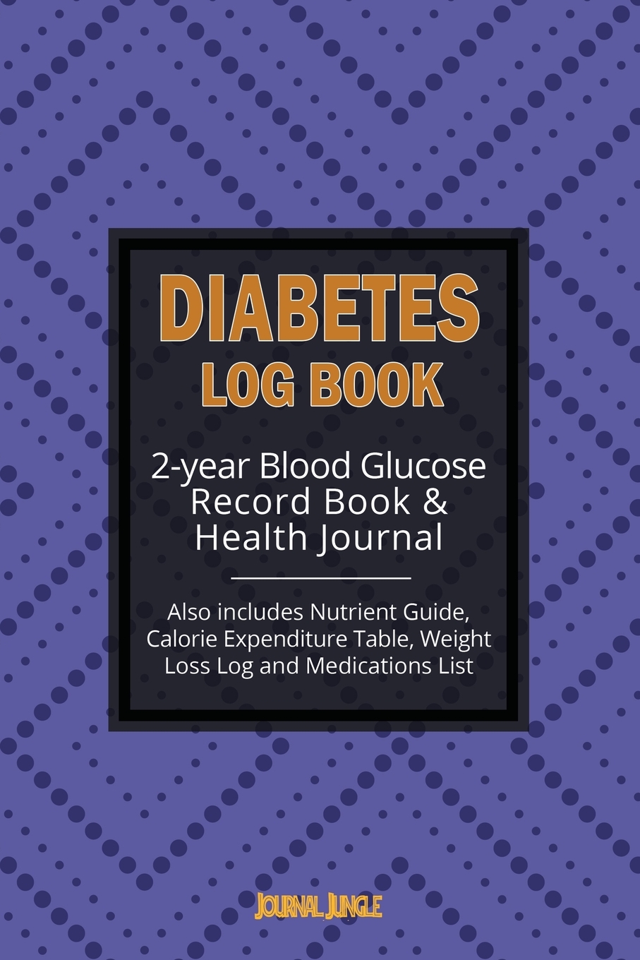 Diabetes Log Book 2year Record Book for Monitoring Blood Glucose