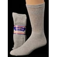thumbnail image 1 of Diabetic Crew Socks (1 Dozen Pairs) (9-11, Grey), 1 of 1