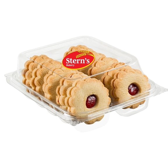 Diabetic Friendly Cookies | Sugar Free Linzer Tart Cookies with Strawberry Jam | Italian Cookies | Linzer Tortes | Low Cholesterol & Low Sodium | 9 oz Sterns Bakery