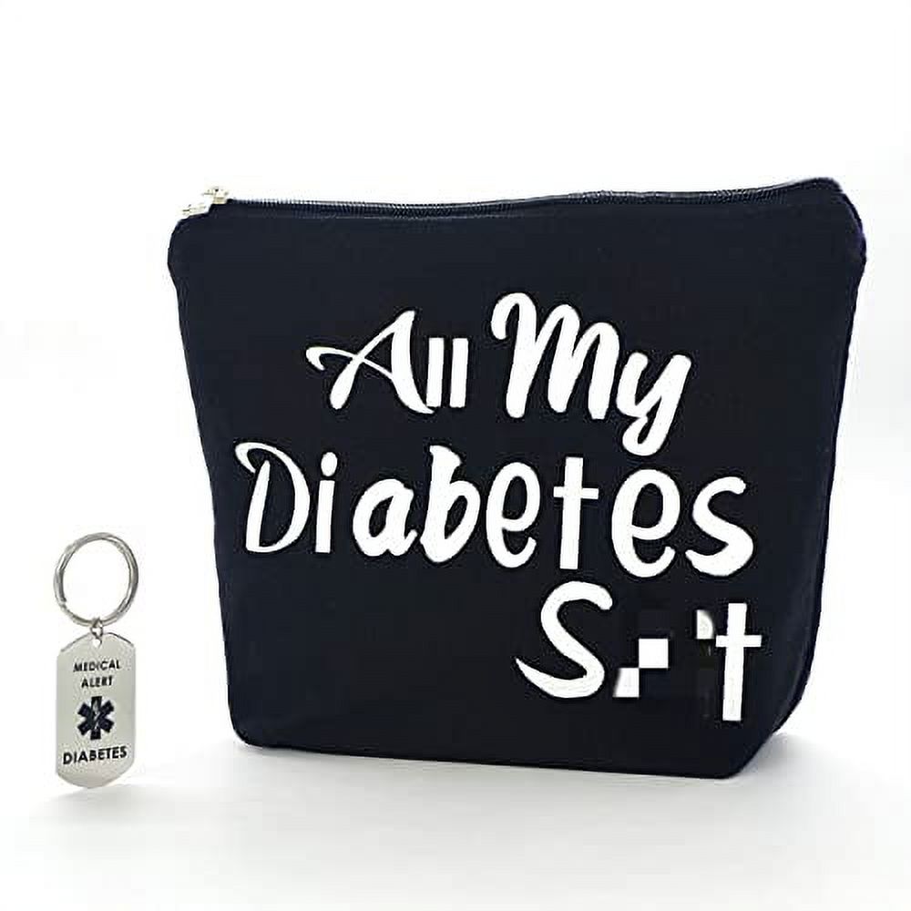 Diabetic Gifts All My Diabetes Funny Diabetic Travel Bag Pouchï¼