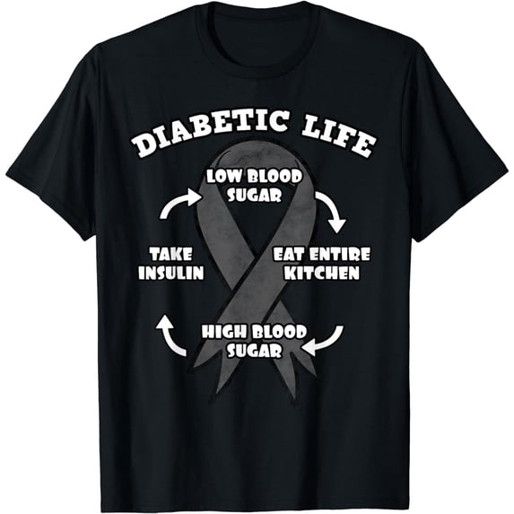 Diabetic Life Insulin Diabetes Awareness Month T-Shirt