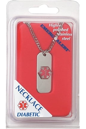 Medical Identification Jewelry-necklace- Diabetic