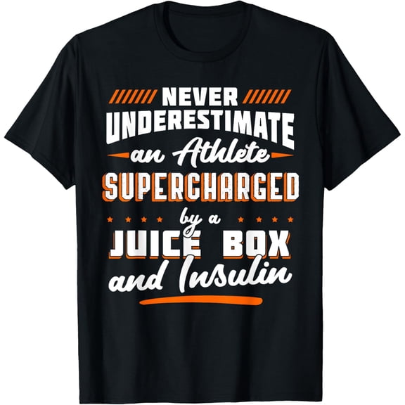Diabetic Shirt Athlete Diabetes Insulin Juice Box Gift Idea100% cotton
