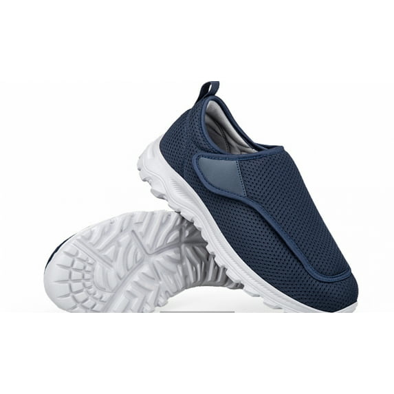 Diabetic Shoes for Men Womens Extra Wide Slip-on Shoes for Swollen Feet Adjustable Walking Shoes for Elderly Foot Pain Relief Neuropathy