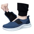 thumbnail image 1 of Diabetic Shoes for Men and Women, Adjustable Slip-On Wide Walking Shoes for Swollen Feet, Orthopedic Foot Pain Relief, Neuropathy - EasyTop Wings, 1 of 8