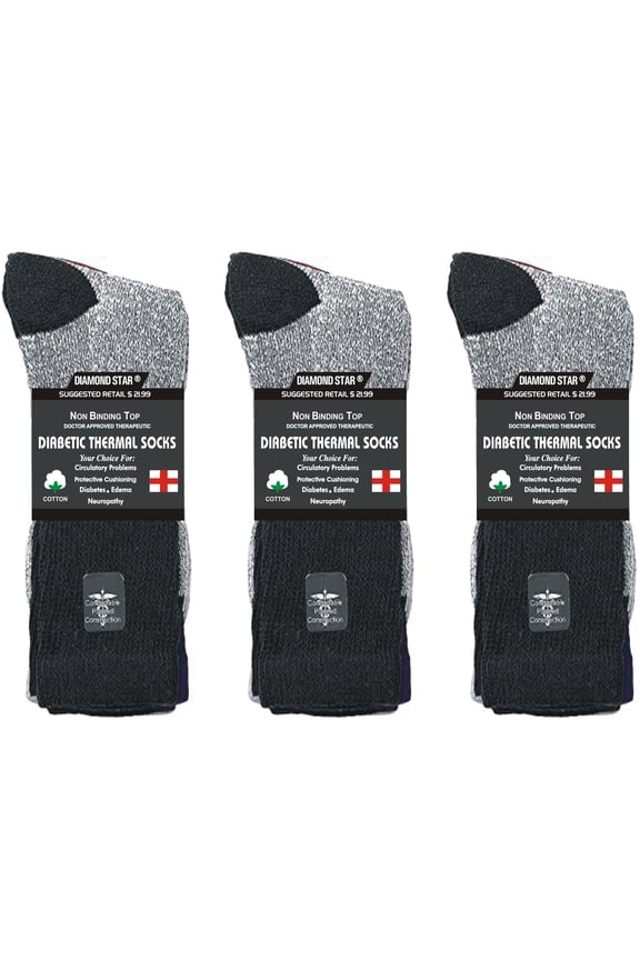 Thermal Diabetic Socks for Men and Women with Comfort and Warmth