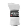 thumbnail image 1 of Diabetic Socks Men's & Women Crew Style Physicians Approved Socks, 3 Pairs, Size 10-13 (White), 1 of 5