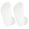 thumbnail image 1 of Diabetic Socks - Non Skid Hospital Loose Fitting Slipper Socks With Gripper Bottoms 2 Pack Savings - Gripper socks - Men's Size 9-11 (Skid 3 White), 1 of 4