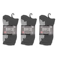 thumbnail image 1 of Diabetic Socks Unisex - Men's and Women Non Skid Hospital Loose Fitting Design, Physician Approved Slipper Socks With Gripper Bottoms - 9 Pack - Gripper socks (Grey Skid 3, 10-13), 1 of 5