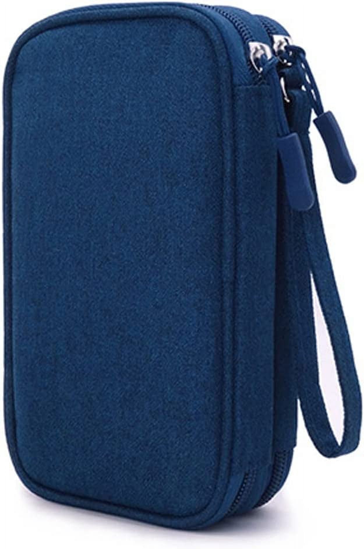 Diabetic Supplies Travel Case Organizer for Test Strips, Lancets