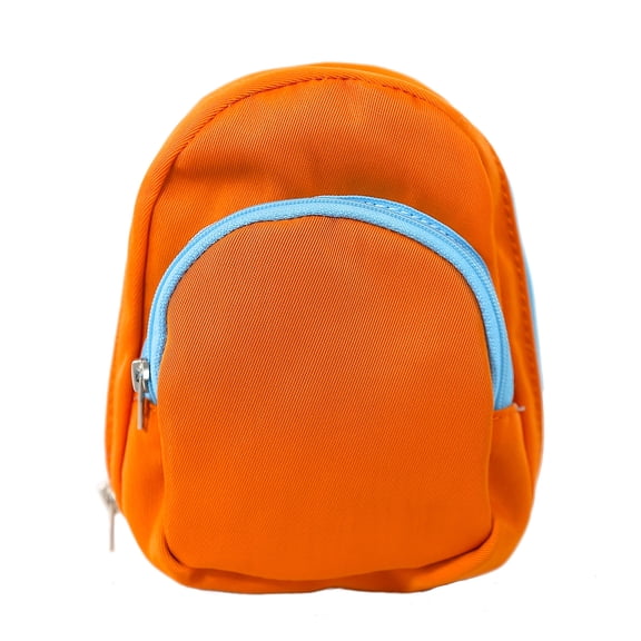 Diabetic Supply Bag by ThisDiabetic - Diabetes Travel Organizer for Insulin Pen, Test Strips, Glucose Meter, Needles and other Equipment, Adorable Mini Backpack Design - 5 x 6 x 3 inches - Orange