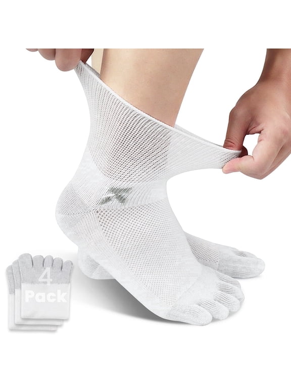 Diabetic Toe Socks, Non Binding Quarter Socks
