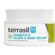 Diabetic Ulcer Cream & Sore Relief with Natural Ingredients by Terrasil – 44gm Jar