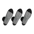 thumbnail image 1 of Diabetic Unisex Slipper Socks Black Size 9-11 (3 Pairs), 1 of 4